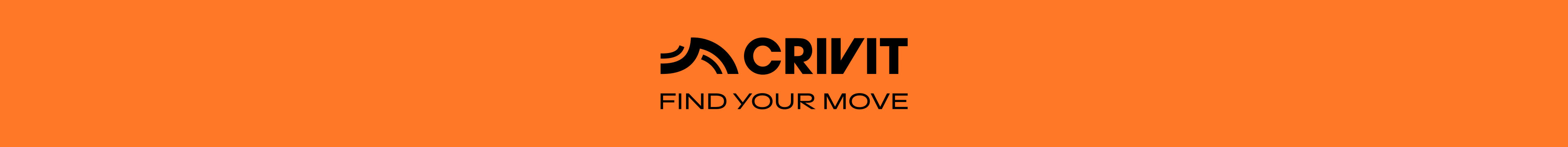 Crivit-logotyp: Hitta din rörelse.